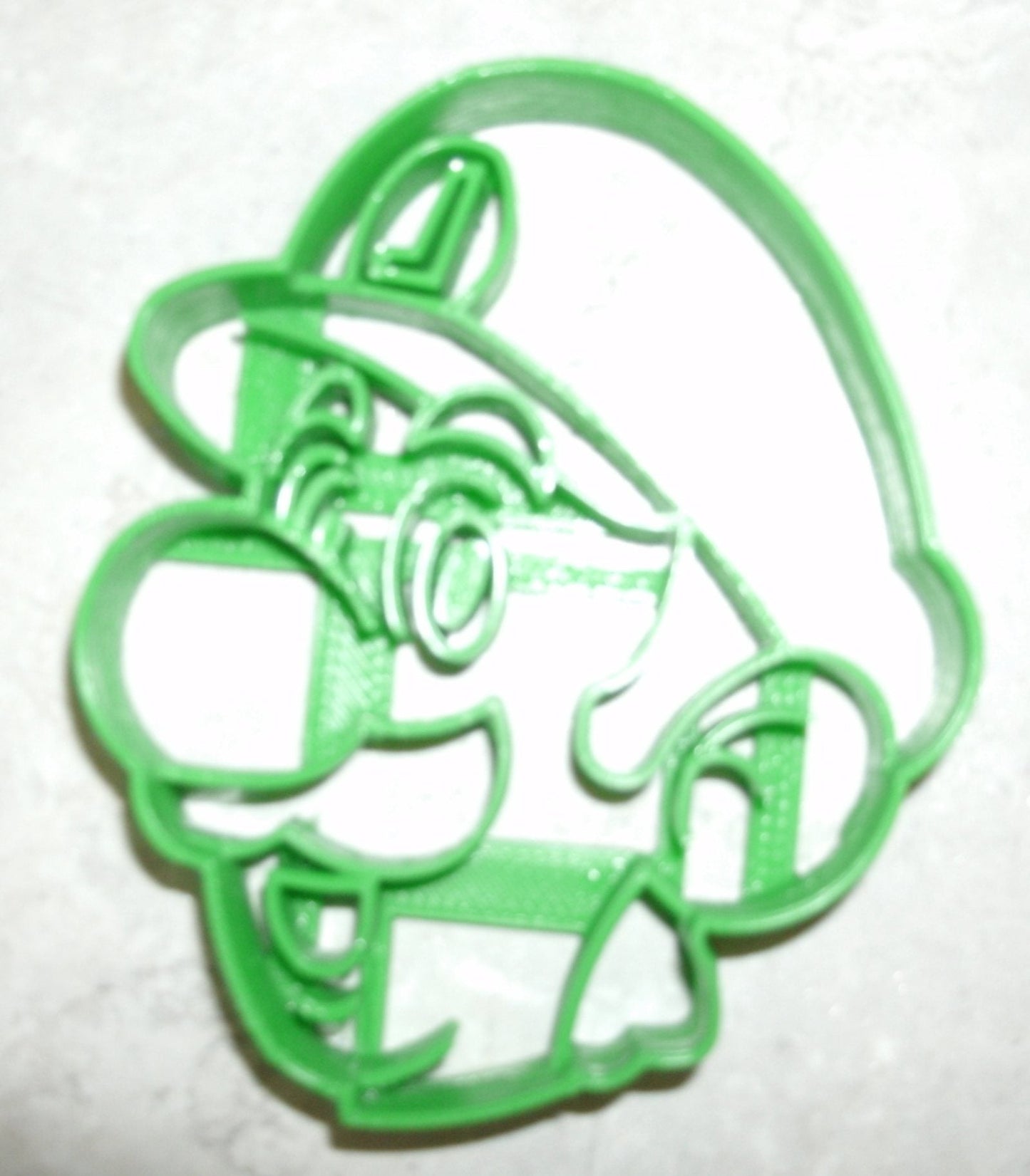 6x Luigi Video Game Character Fondant Cutter Cupcake Topper Size 1.75" USA FD745