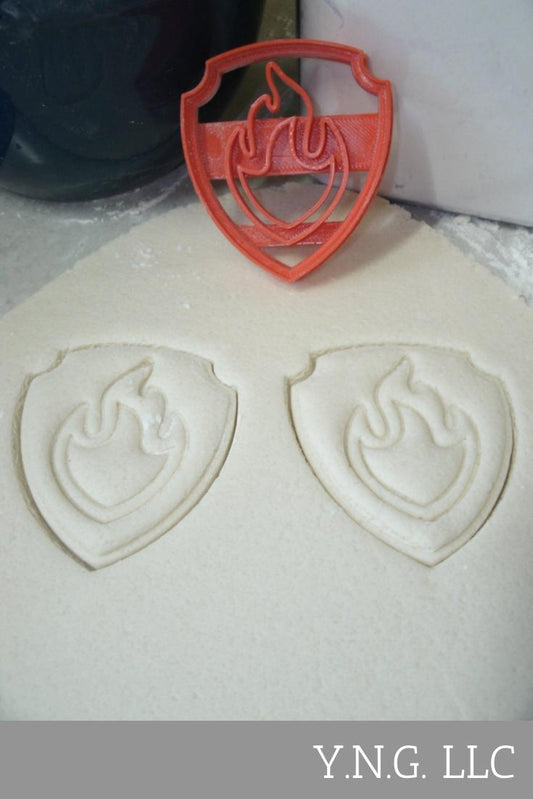 Marshall Badge Shield Pup Tag Paw Patrol Cookie Cutter Made In USA PR658