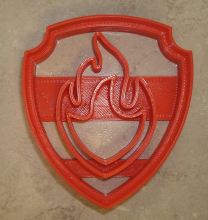 Marshall Badge Shield Pup Tag Paw Patrol Cookie Cutter Made In USA PR658