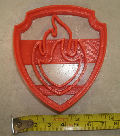 Marshall Badge Shield Pup Tag Paw Patrol Cookie Cutter Made In USA PR658