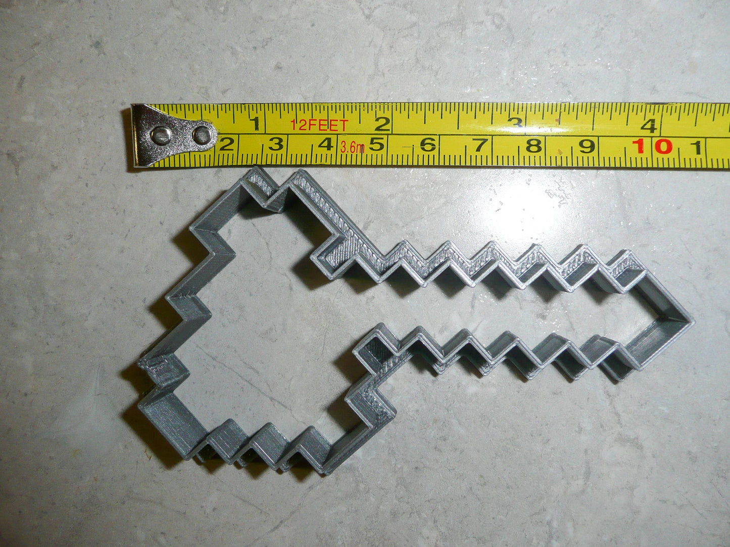Minecraft Axe Shape Block Video Game Cookie Cutter Made In USA PR514