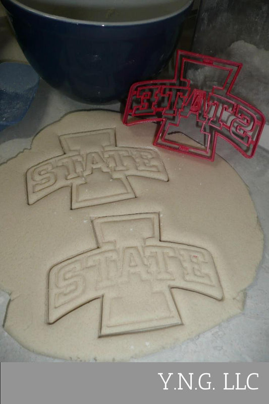 Iowa State University Cyclones I Block Letter Cookie Cutter USA PR3982