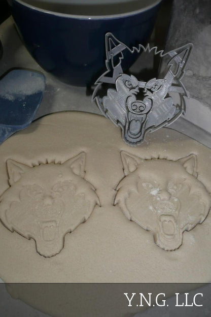Wolf Face Detailed Wild Animal Canine Baking Tool Cookie Cutter USA PR3382