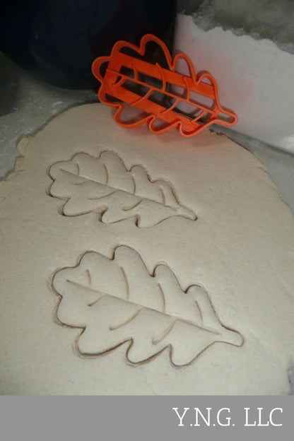 Oak Leaf Detailed Fall Season Autumn Harvest Cookie Cutter USA PR3864