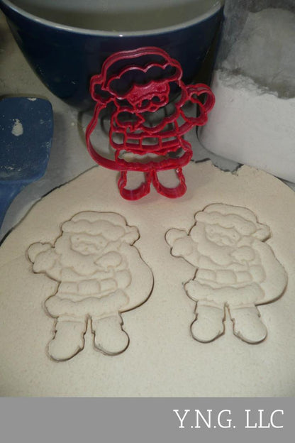 Santa Claus Full Body Detailed Christmas Holiday Cookie Cutter USA PR3980