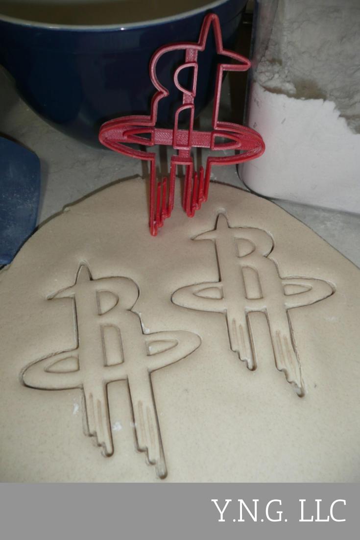Houston Rockets Basketball Team Athletics Set Of 5 Cookie Cutters USA PR1318