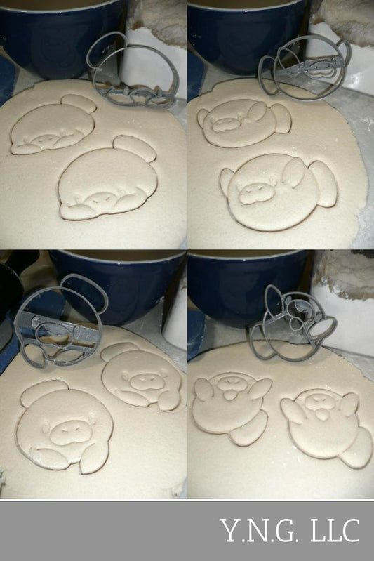 Manatee Large Marine Mammal Aquatic Sea Cow Set Of 4 Cookie Cutters USA PR1322