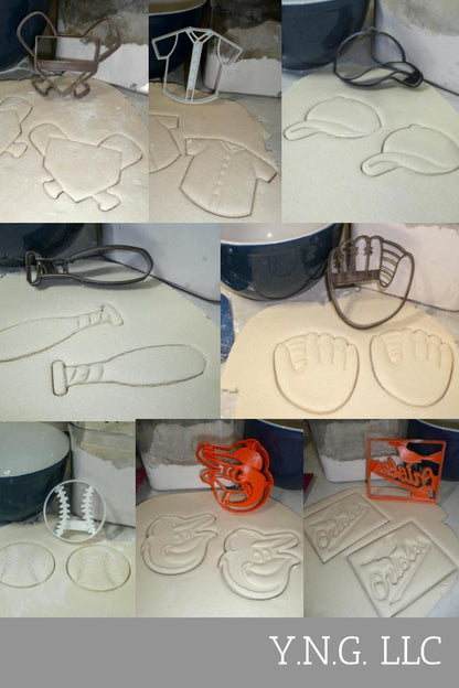 Baltimore Orioles MLB Baseball Team Logo Set Of 8 Cookie Cutters USA PR1234