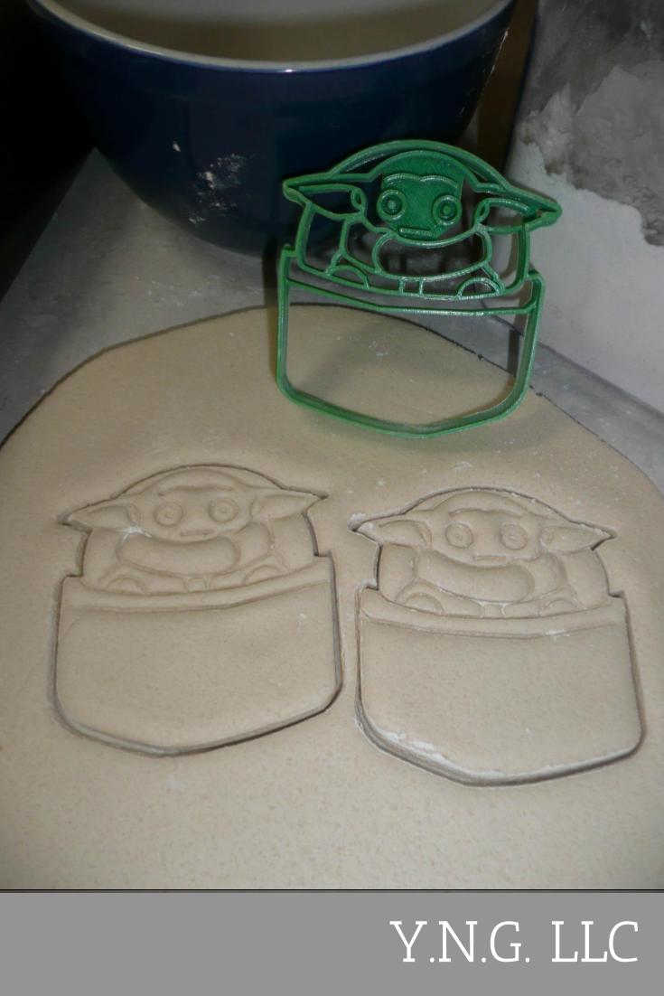 Baby Yoda In Pod Adorable Green Space Child Star Wars Cookie Cutter USA PR3302