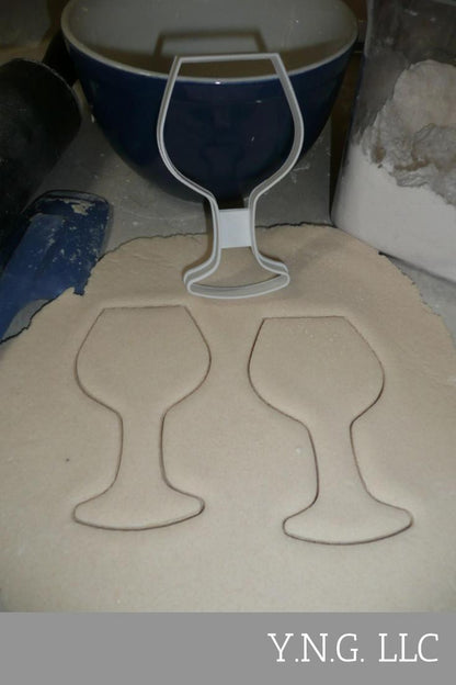 Wine Glass Alcoholic Stemmed Drink Cup Winery Tasting Cookie Cutter USA PR2856