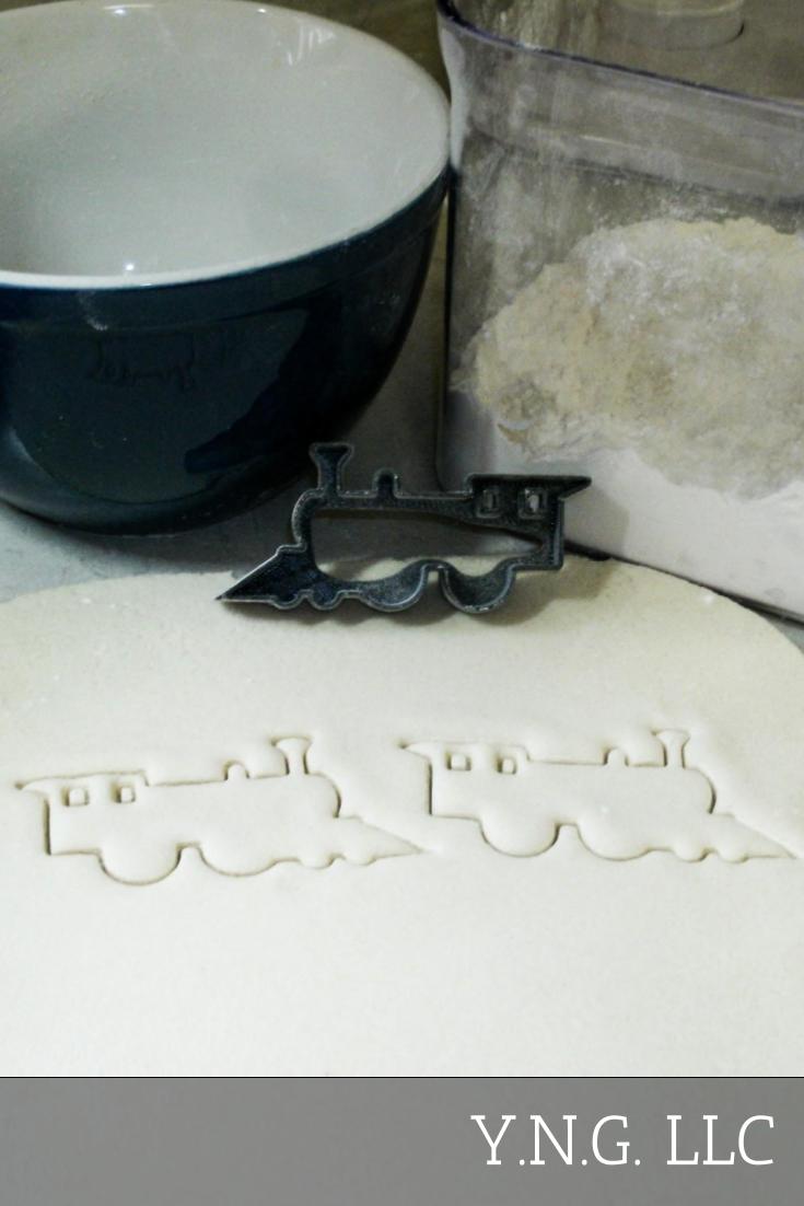 Steam Train Locomotive Engine Travel Transportation Cookie Cutter USA PR279