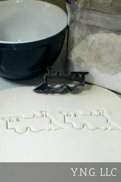 Steam Train Locomotive Engine Travel Transportation Cookie Cutter USA PR279