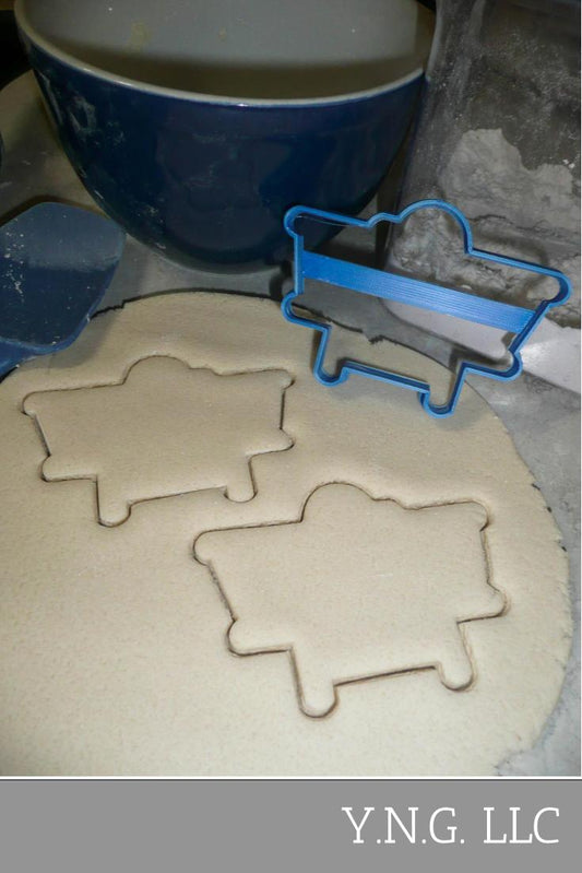 Biplane Outline Front View Fixed Wing Aircraft Two Wing Cookie Cutter USA PR3178