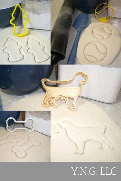 Dog Park Tennis Ball Fetch Pet Birthday Set Of 4 Cookie Cutters USA PR1241
