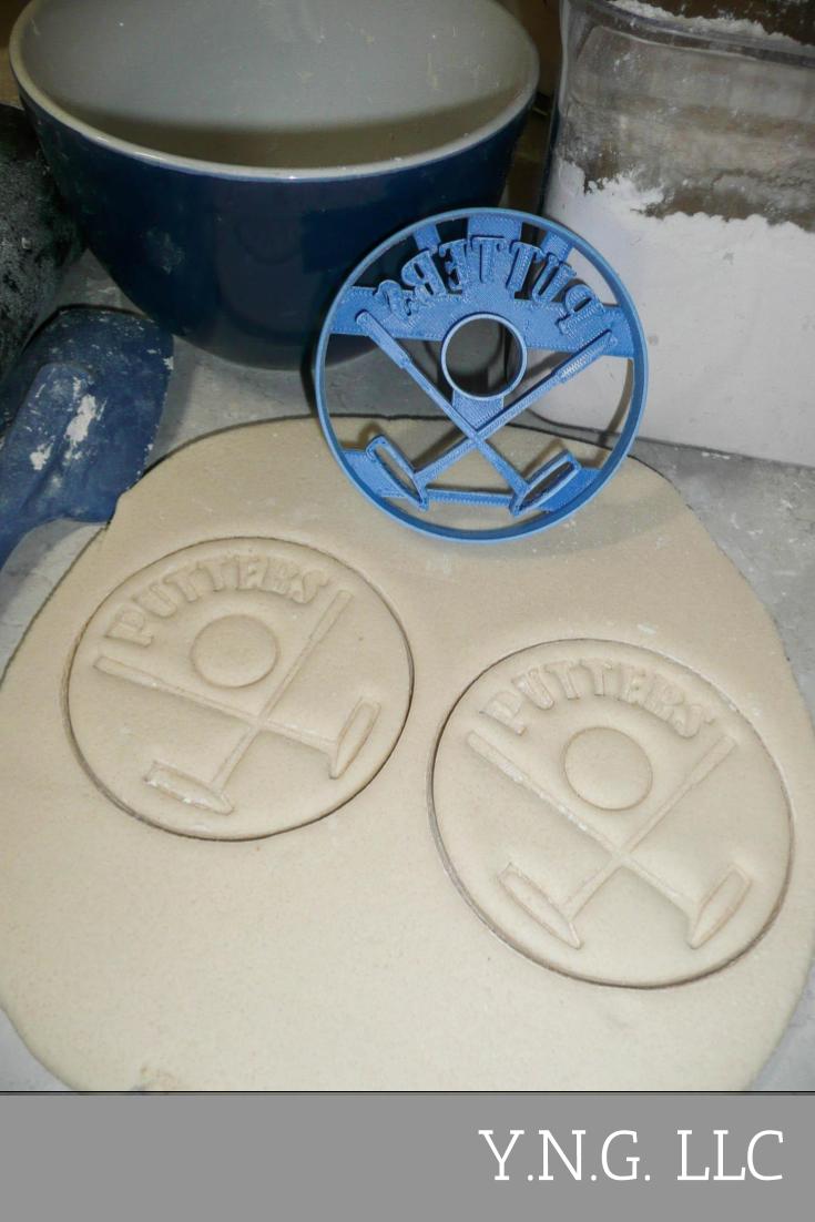 Putters Golf Country Club Boy Baby Shower Gender Reveal Cookie Cutter USA PR3026