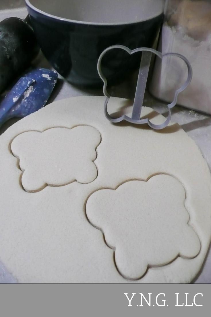 Elephant Head Face Outline Largest Land Mammal Zoo Cookie Cutter USA PR3163