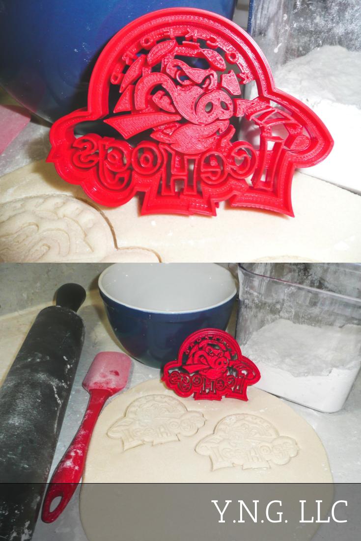 Rockford IceHogs Hockey Team Mascot Cookie Cutter Made In USA PR917
