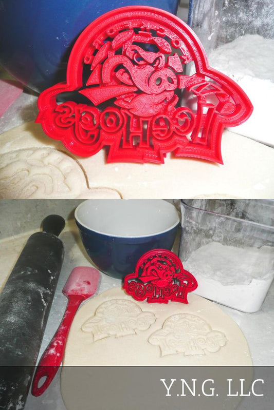 Rockford IceHogs Hockey Team Mascot Cookie Cutter Made In USA PR917