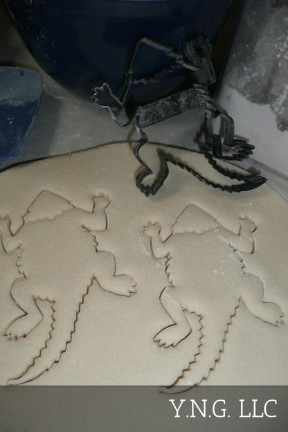 Horned Frog Toad Lizard Tropical Amphibian Animal Cookie Cutter USA PR3355