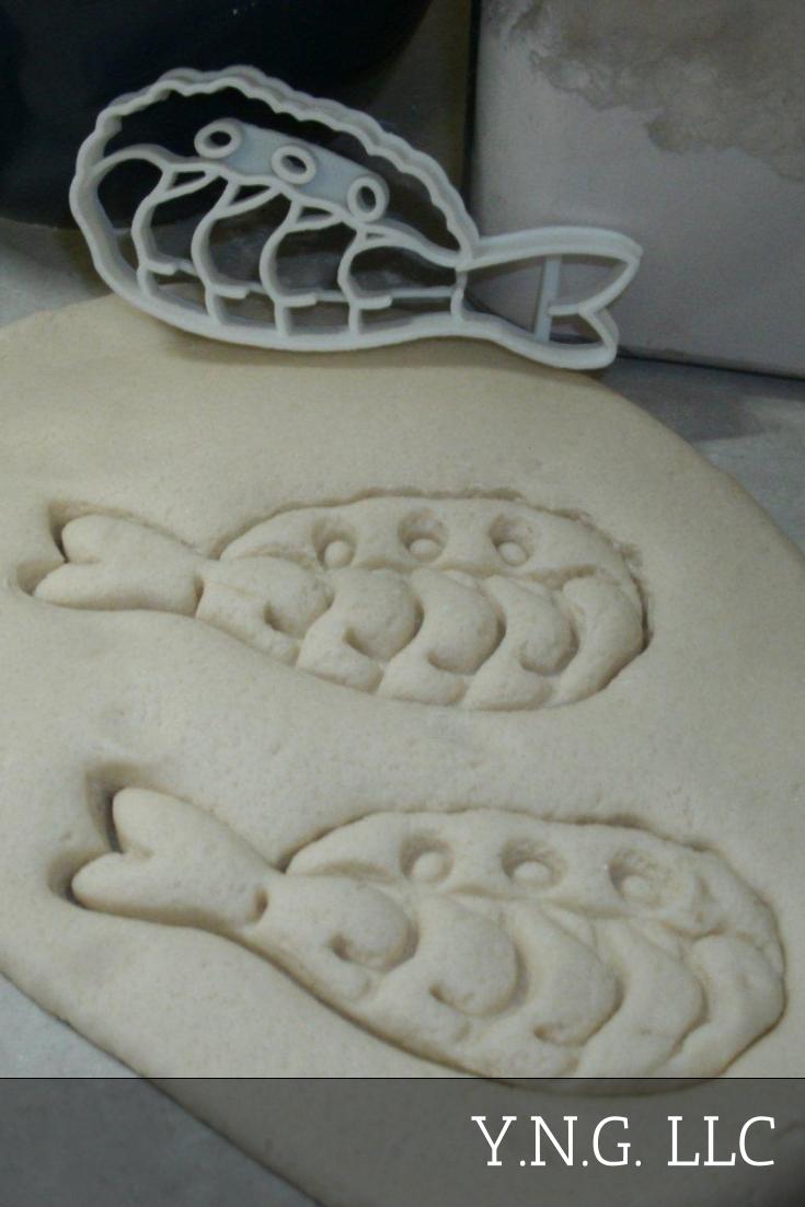 Sushi Shrimp Salmon Seafood Rice Food Fish Set Of 4 Cookie Cutters USA PR1286