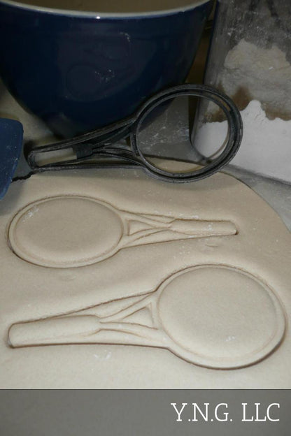Tennis Ball Racket Court Sport Athletics Set Of 3 Cookie Cutters USA PR1373