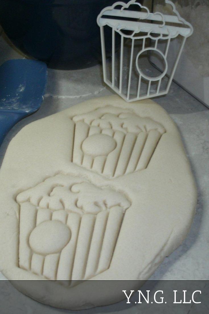 Shes About Ready To Pop Baby Shower Popcorn Set Of 4 Cookie Cutters USA PR1231