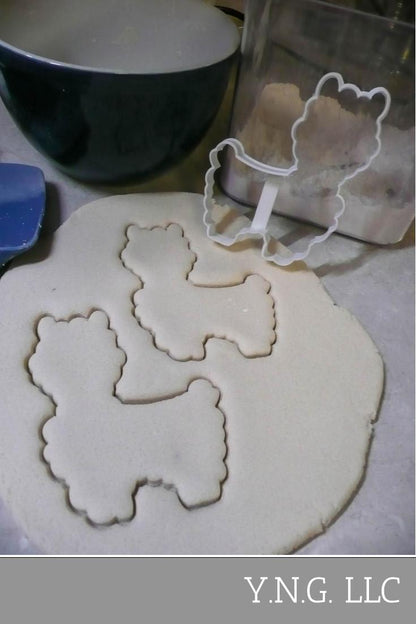 Baby Llama Alpaca Cria Outline Farm Ranch Animal Cookie Cutter USA PR3117