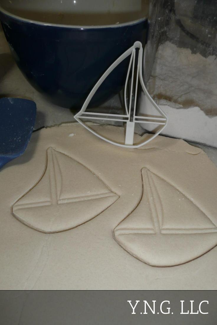 Nautical Theme Anchor Sailboat Lighthouse Set of 5 Cookie Cutters USA PR1267