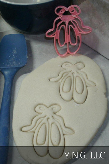 Baseball Or Ballet Slippers Gender Reveal Set of 3 Cookie Cutters USA PR1228