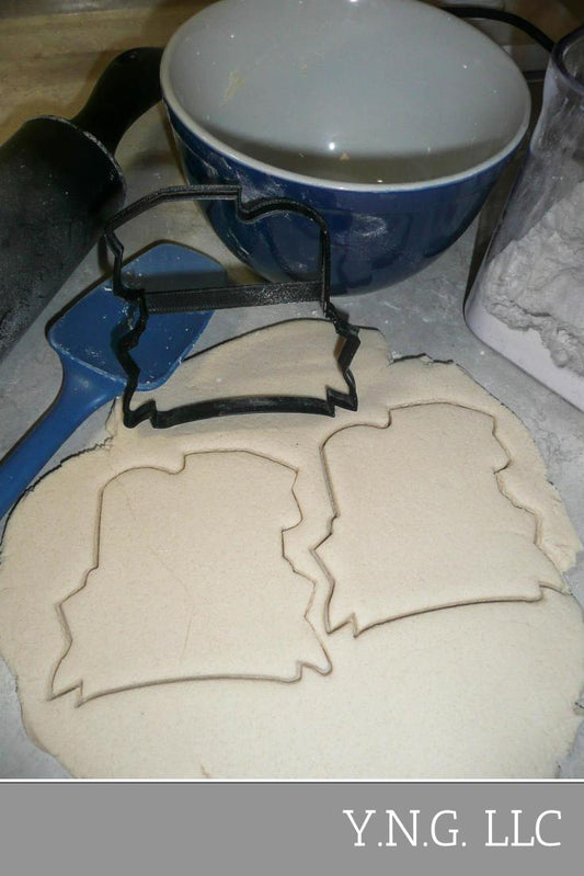 Graduation Plaque Frame With Banner Outline Cookie Cutter USA PR3130