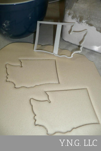Washington Outline Evergreen State Pacific Northwest Cookie Cutter USA PR3014