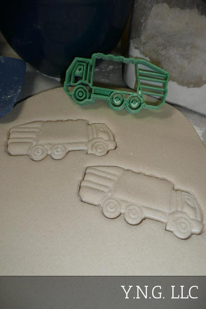 City Trucks Kit Bucket Police Fire Garbage Set of 6 Cookie Cutters USA PR1258