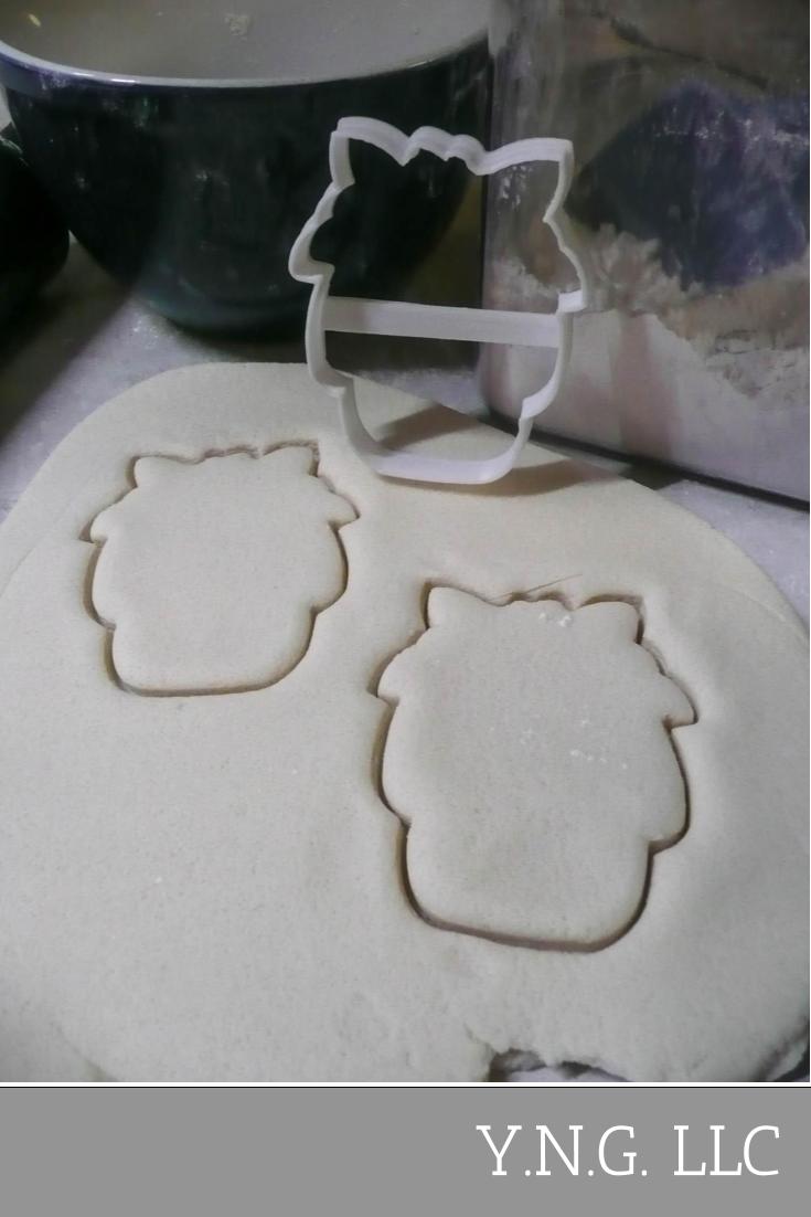 Sugar Skull Flower Crown Outline Dia De Los Muertos Cookie Cutter USA PR3239