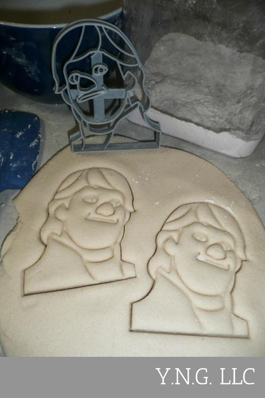 Kristoff Face Best Friend Of Sven Frozen Kids Movie Cookie Cutter USA PR3274