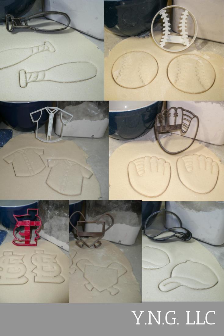 Saint St Louis Cardinals MLB Baseball Team Set Of 7 Cookie Cutters USA PR1268