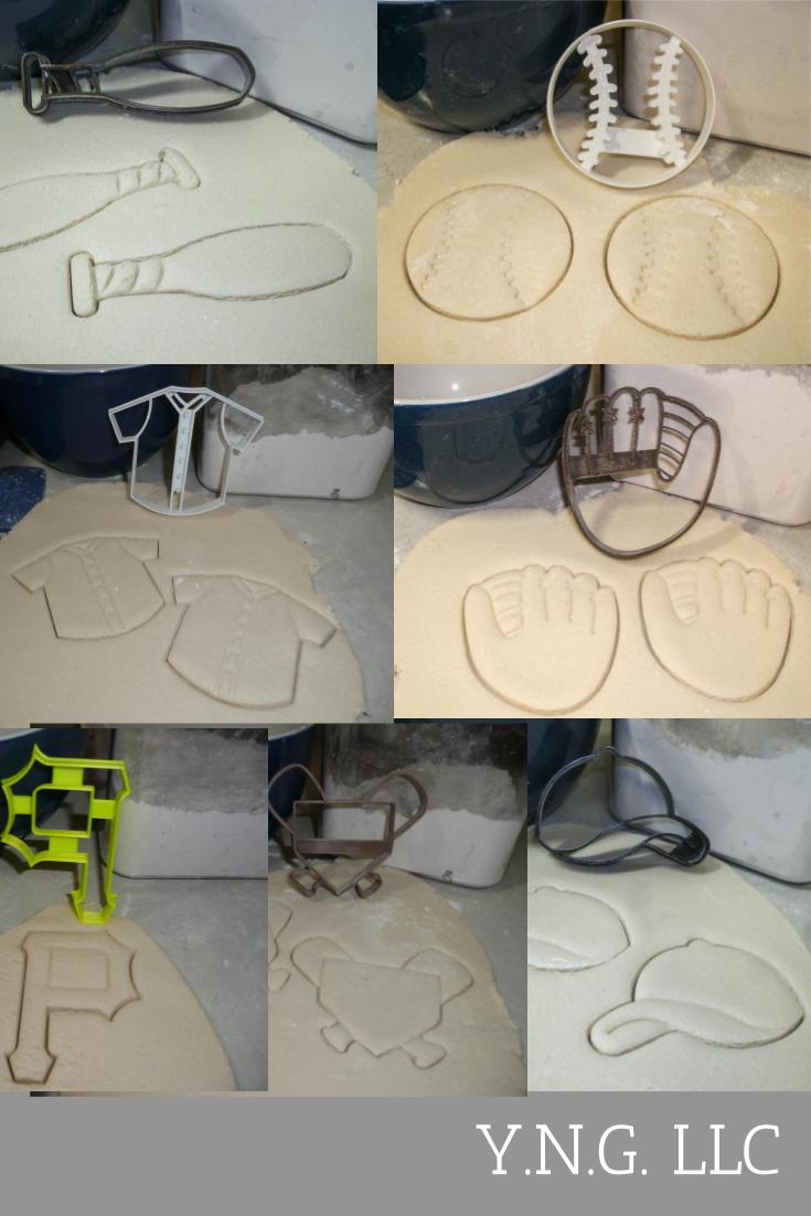 Pittsburgh Pirates MLB Baseball Team Logo Set of 7 Cookie Cutters USA PR1271