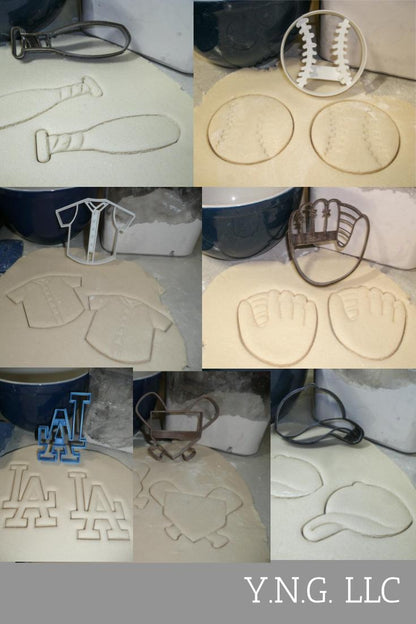 Los Angeles LA Dodgers MLB Baseball Team Set Of 7 Cookie Cutters USA PR1272