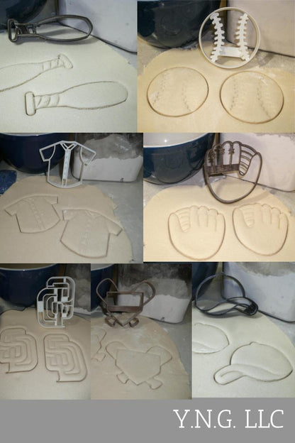 San Diego Padres MLB Baseball Team Logo Set Of 7 Cookie Cutters USA PR1273