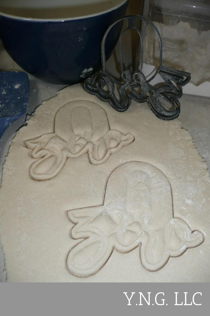 Number Zero 0 Fancy Word Lettered Birthday Anniversary Cookie Cutter USA PR2999