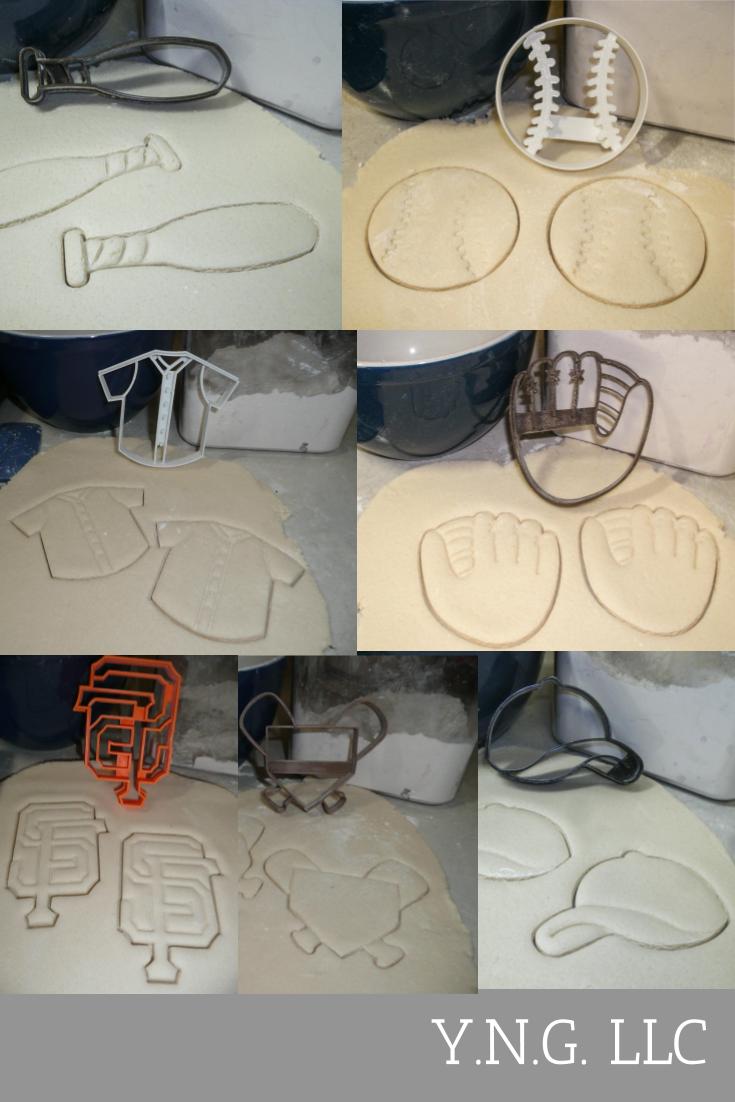 San Francisco SF Giants MLB Baseball Team Set Of 7 Cookie Cutters USA PR1274