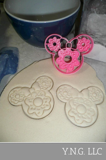 Minnie Mouse Head Donut Doughnut Snack Breakfast Food Cookie Cutter USA PR3310