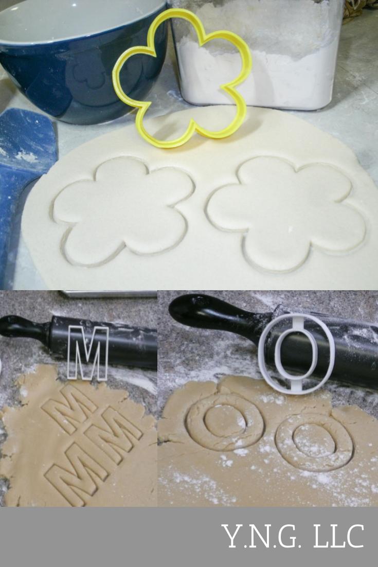 Happy Mothers Day M O M Mom Daisy Flower Set Of 3 Cookie Cutters USA PR1226