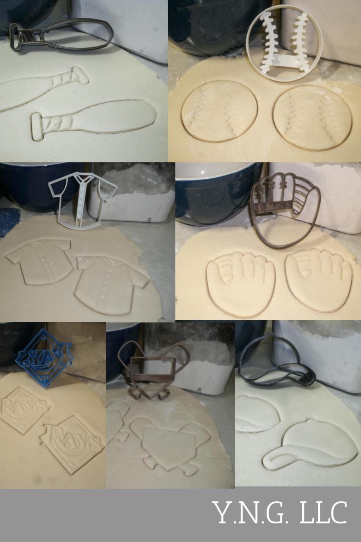 Tampa Bay Rays MLB Baseball Team Logo Set Of 7 Cookie Cutters USA PR1276