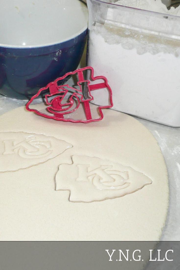 Kansas City Chiefs KC Football Logo Cookie Cutter Made In USA PR975