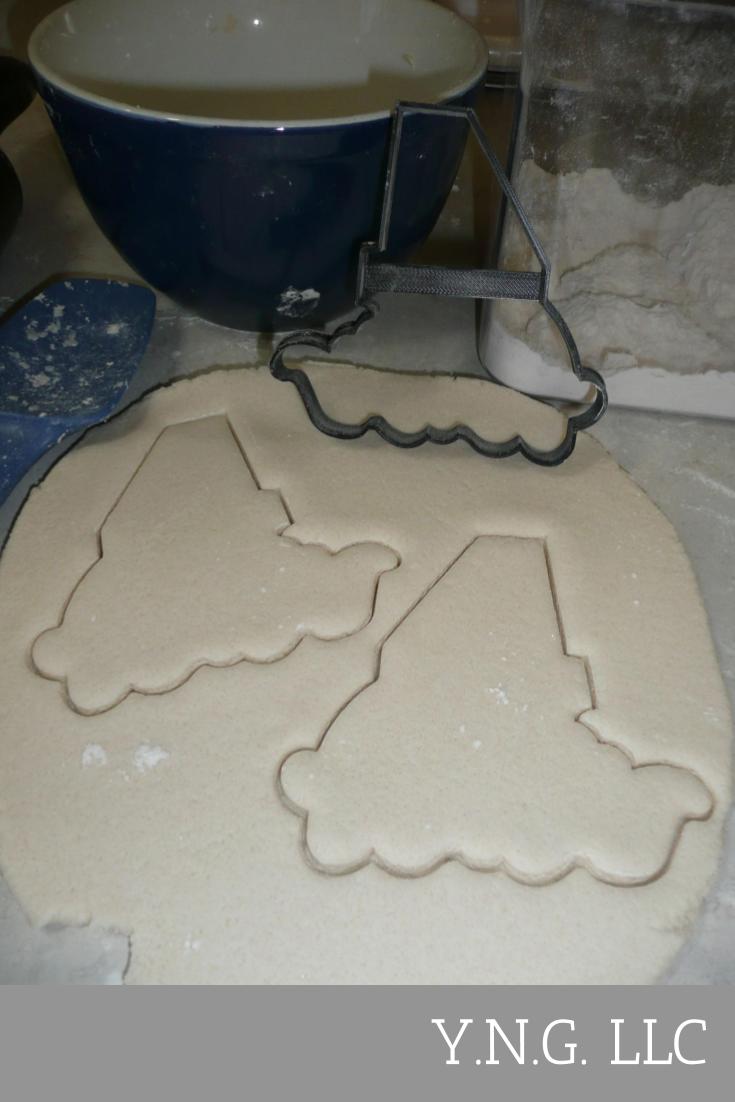 Number Four 4 Outline Fancy Word Birthday Anniversary Cookie Cutter USA PR3004