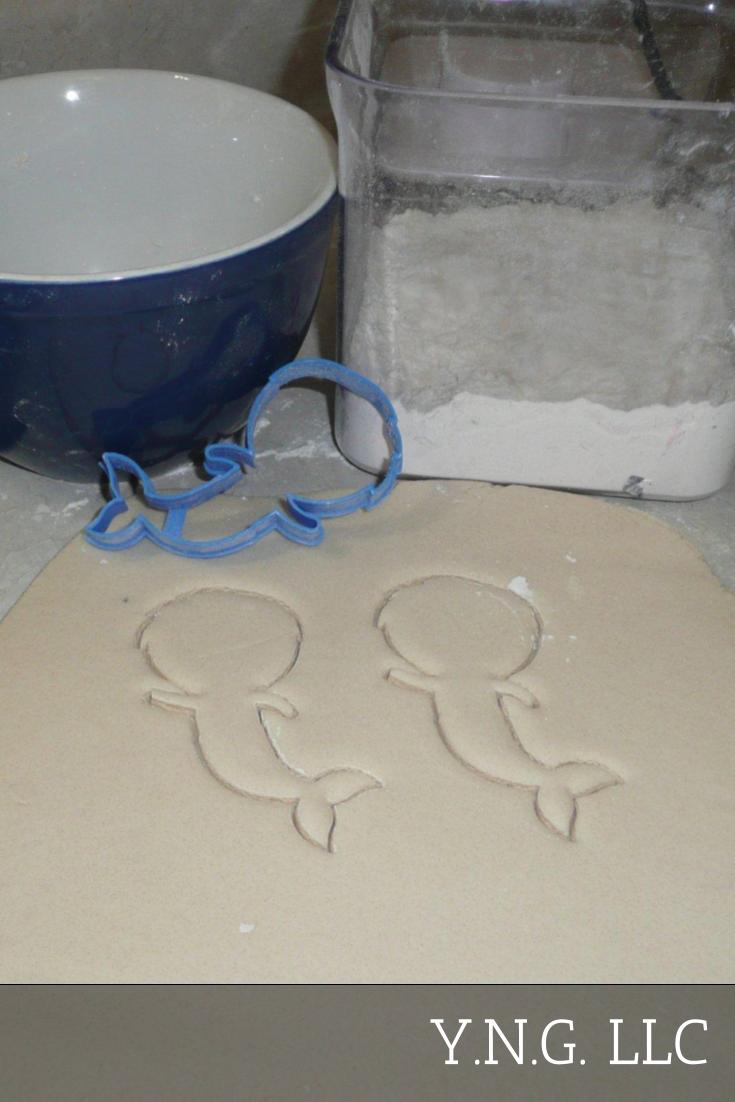 Mermaids And Merman Ocean Aquatic Creatures Set Of 6 Cookie Cutters USA PR1368