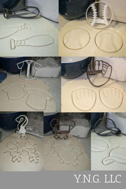 Chicago White Sox MLB Baseball Team Logo Set Of 7 Cookie Cutters USA PR1278