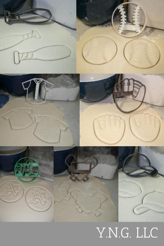 Oakland Athletics MLB Baseball Team Logo Set Of 7 Cookie Cutters USA PR1280