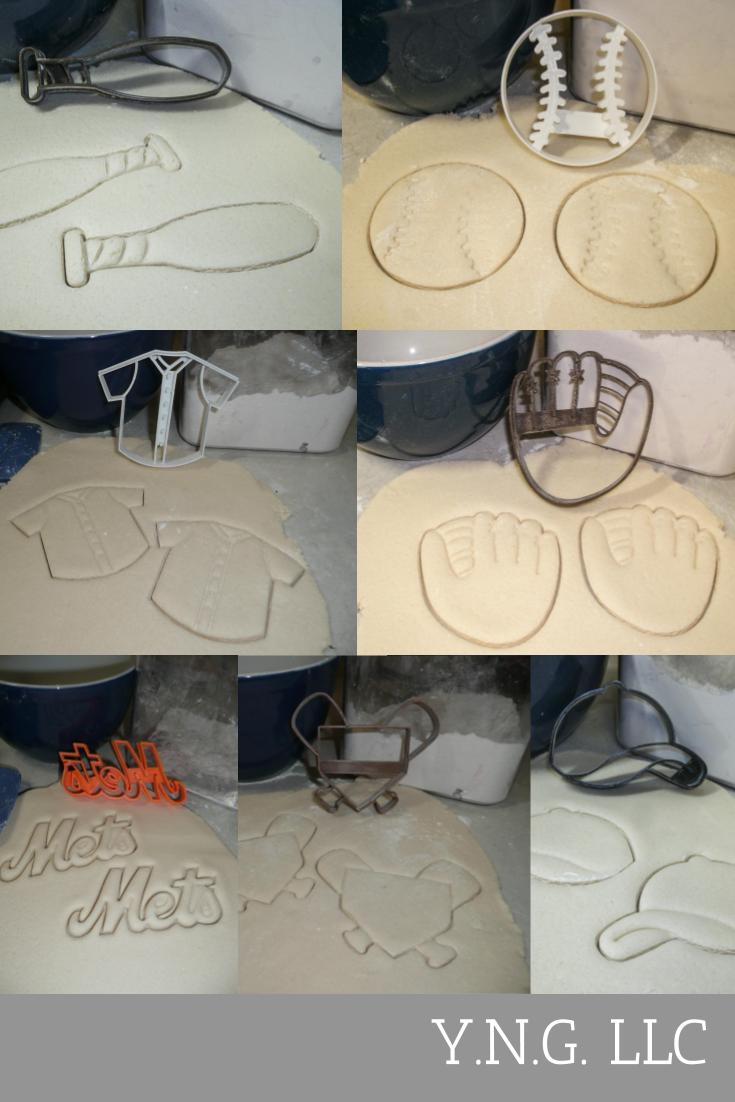 New York Mets MLB Baseball Team Logo Set Of 7 Cookie Cutters USA PR1281