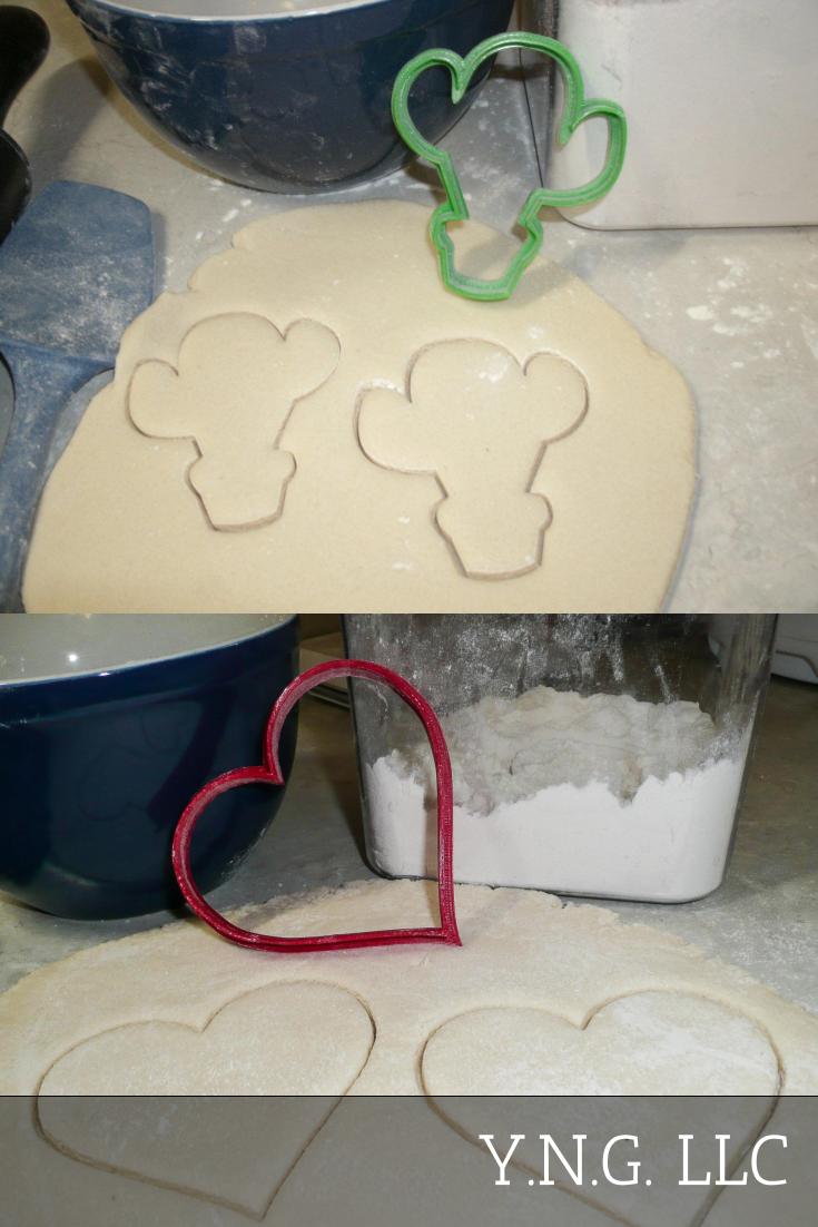 Im Stuck On You Valentines Day Heart Cactus Set Of 2 Cookie Cutters USA PR1225